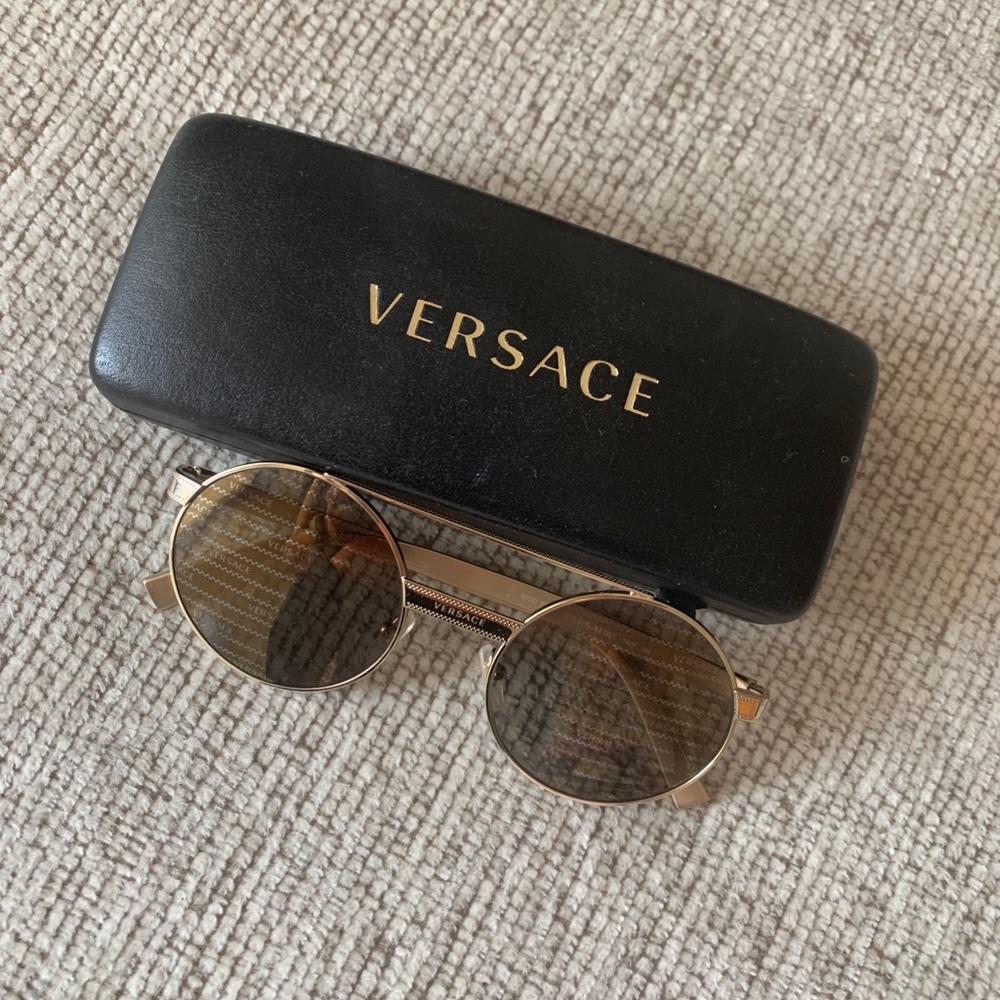 Versace Gold Sunglasses